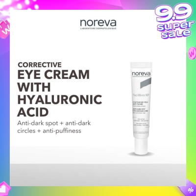 NOREVA Trio White Xp Anti Dark Spot Eye Contour Care (Depigmenting Eye Cream With Hyaluronic Acid) 10ml