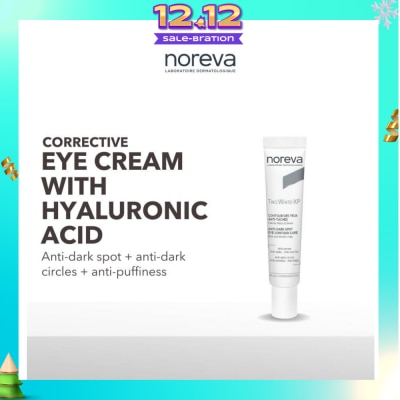 NOREVA Trio White Xp Anti Dark Spot Eye Contour Care (Depigmenting Eye Cream With Hyaluronic Acid) 10ml