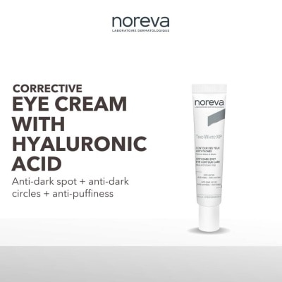 NOREVA Trio White Xp Anti Dark Spot Eye Contour Care (Depigmenting Eye Cream With Hyaluronic Acid) 10ml