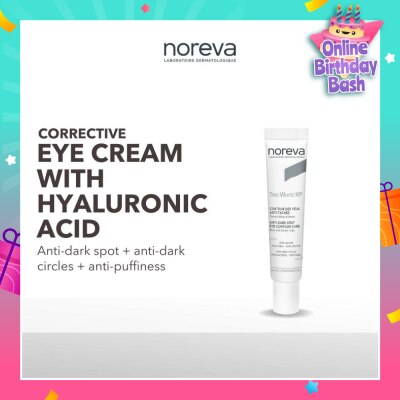 NOREVA Trio White Xp Anti Dark Spot Eye Contour Care (Depigmenting Eye Cream With Hyaluronic Acid) 10ml
