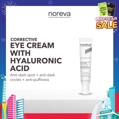 NOREVA Trio White Xp Anti Dark Spot Eye Contour Care (Depigmenting Eye Cream With Hyaluronic Acid) 10ml