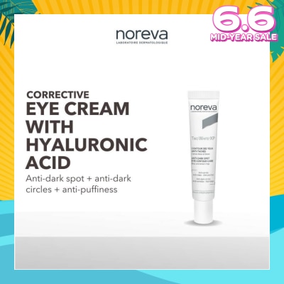 NOREVA Trio White Xp Anti Dark Spot Eye Contour Care (Depigmenting Eye Cream With Hyaluronic Acid) 10ml