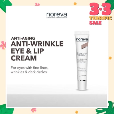 NOREVA Norelift Chrono-filler Eye and Lip Care (For Dark Eye Circles + Crows Feet + Wrinkles + Eyebags) 15ml