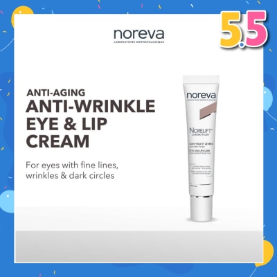 NOREVA Norelift Chrono-filler Eye and Lip Care (For Dark Eye Circles + Crows Feet + Wrinkles + Eyebags) 15ml