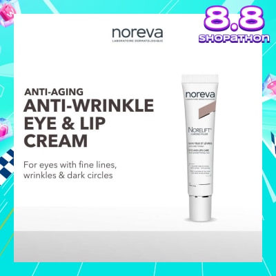 NOREVA Norelift Chrono-filler Eye and Lip Care (For Dark Eye Circles + Crows Feet + Wrinkles + Eyebags) 15ml