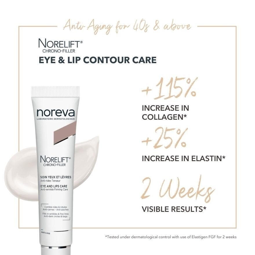 Norelift Chrono-filler Eye and Lip Care (For Dark Eye Circles + Crows Feet + Wrinkles + Eyebags) 15ml