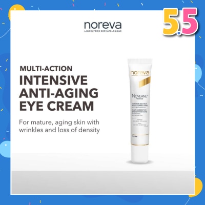 NOREVA Noveane Multi Corrective Eye Care (Anti Aging + Anti Wrinkle Eye Contour Cream With Hyaluronic Acid) 15ml