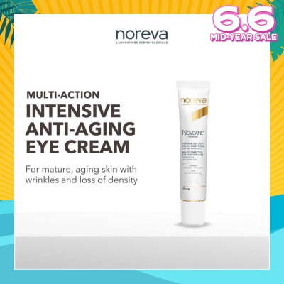 NOREVA Noveane Multi Corrective Eye Care (Anti Aging + Anti Wrinkle Eye Contour Cream With Hyaluronic Acid) 15ml