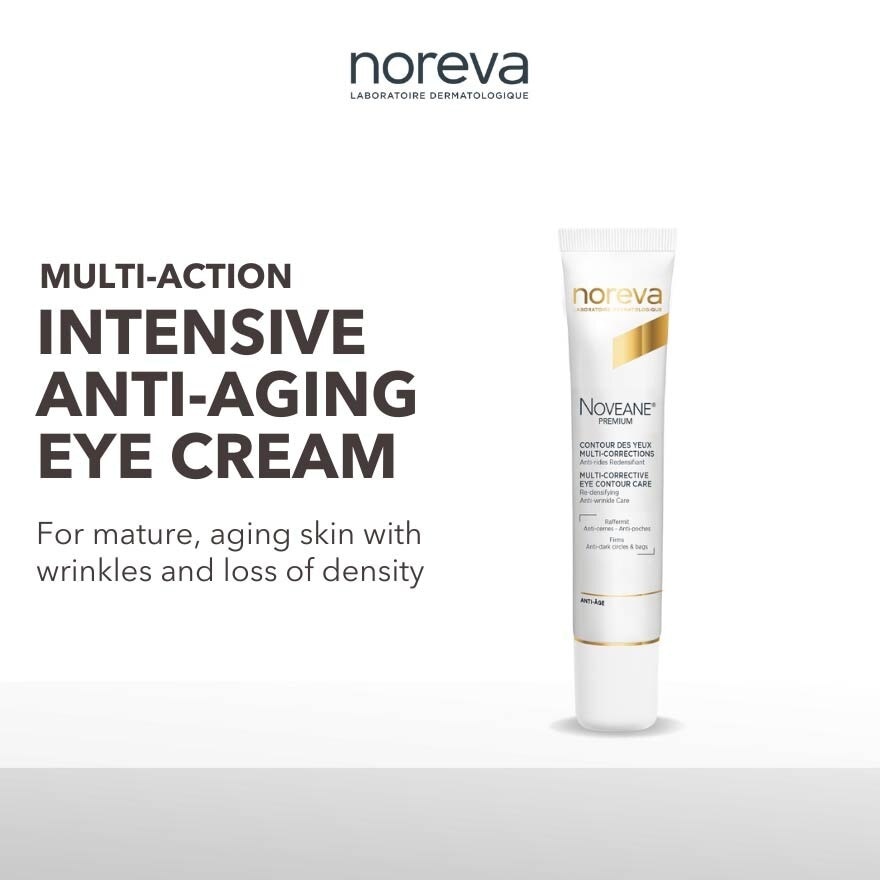 Noveane Multi Corrective Eye Care (Anti Aging + Anti Wrinkle Eye Contour Cream With Hyaluronic Acid) 15ml