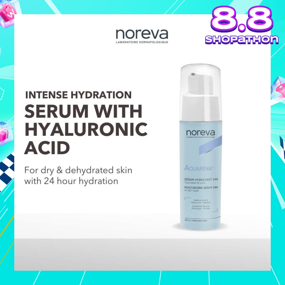 Aquareva Moisturizing Serum 24 Hour With Hyaluronic Acid (For Dry And Dehydrated Skin) 30ml