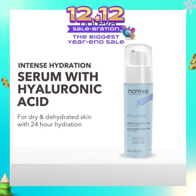 NOREVA Aquareva Moisturizing Serum 24 Hour With Hyaluronic Acid (For Dry And Dehydrated Skin) 30ml
