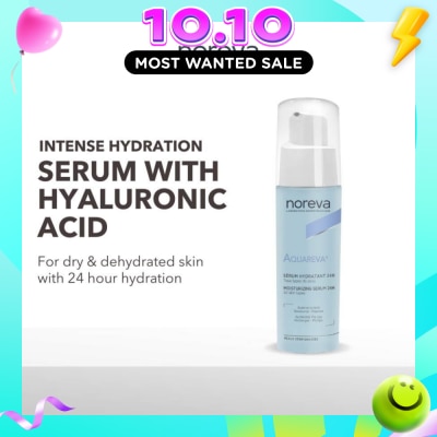 NOREVA Aquareva Moisturizing Serum 24 Hour With Hyaluronic Acid (For Dry And Dehydrated Skin) 30ml image