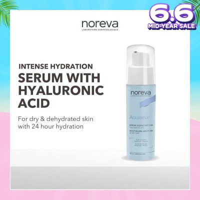 NOREVA Aquareva Moisturizing Serum 24 Hour With Hyaluronic Acid (For Dry And Dehydrated Skin) 30ml