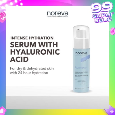 NOREVA Aquareva Moisturizing Serum 24 Hour With Hyaluronic Acid (For Dry And Dehydrated Skin) 30ml