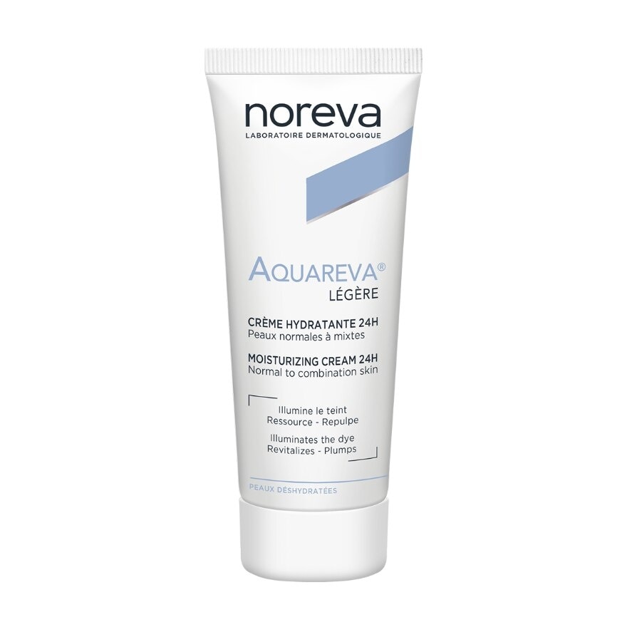 Aquareva Light Moisturizing Cream 24 Hour With Hyaluronic Acid (For Normal To Combination Skin) 40ml