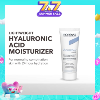 NOREVA - Aquareva Light Moisturizing Cream 24 Hour With Hyaluronic Acid (For Normal To Combination Skin) 40ml