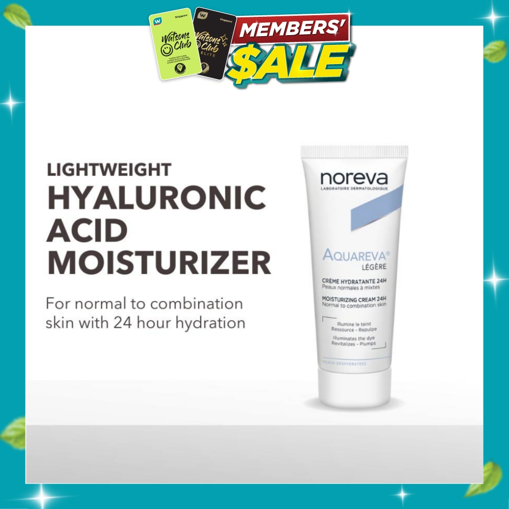 NOREVA Aquareva Light Moisturizing Cream 24 Hour With Hyaluronic