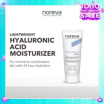 NOREVA Aquareva Light Moisturizing Cream 24 Hour With Hyaluronic Acid (For Normal To Combination Skin) 40ml