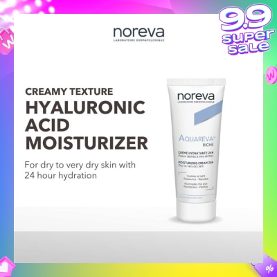 NOREVA Aquareva Rich Moisturizing Cream 24 Hour With Hyaluronic Acid (For Dry To Very Dry Skin) 40ml