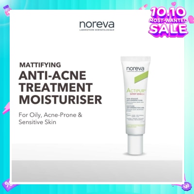 NOREVA Actipur Expert Sensi+ Soothing Anti Imperfection Care (Treatment Moisturiser For Oily, Acne Prone Skin) 30ml