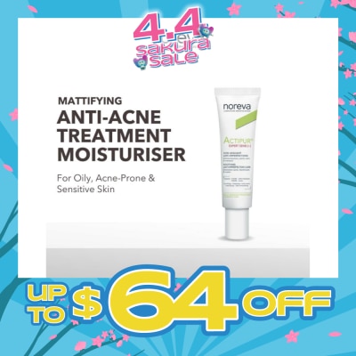 NOREVA - Actipur Expert Sensi+ Soothing Anti Imperfection Care (Treatment Moisturiser For Oily, Acne Prone Skin) 30ml