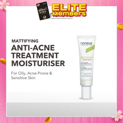 NOREVA Actipur Expert Sensi+ Soothing Anti Imperfection Care (Treatment Moisturiser For Oily, Acne Prone Skin) 30ml