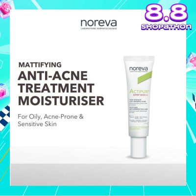 NOREVA Actipur Expert Sensi+ Soothing Anti Imperfection Care (Treatment Moisturiser For Oily, Acne Prone Skin) 30ml