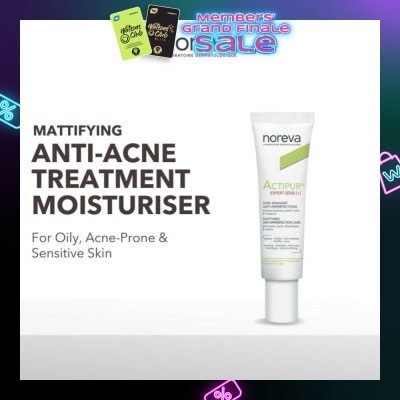 NOREVA Actipur Expert Sensi+ Soothing Anti Imperfection Care (Treatment Moisturiser For Oily, Acne Prone Skin) 30ml