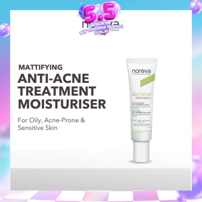 NOREVA - Actipur Expert Sensi+ Soothing Anti Imperfection Care (Treatment Moisturiser For Oily, Acne Prone Skin) 30ml