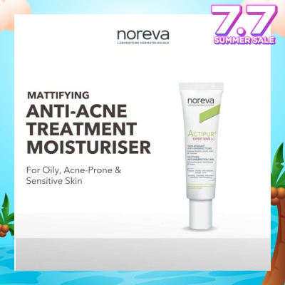 NOREVA Actipur Expert Sensi+ Soothing Anti Imperfection Care (Treatment Moisturiser For Oily, Acne Prone Skin) 30ml