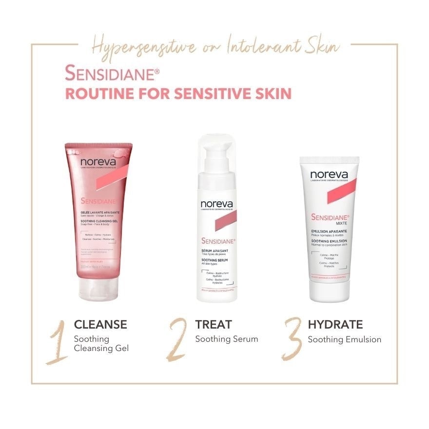 Sensidiane Soothing Emulsion (Soothing Moisturiser For Sensitive, Hypersensitive & Combination Skin) 40ml