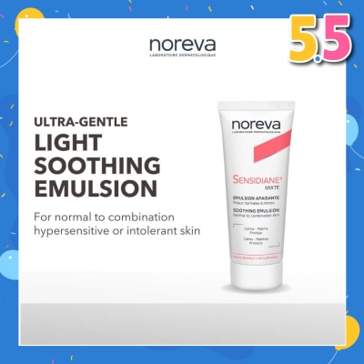 NOREVA Sensidiane Soothing Emulsion (Soothing Moisturiser For Sensitive, Hypersensitive & Combination Skin) 40ml