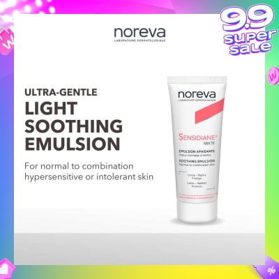 NOREVA Sensidiane Soothing Emulsion (Soothing Moisturiser For Sensitive, Hypersensitive & Combination Skin) 40ml