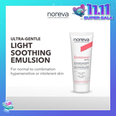 NOREVA Sensidiane Soothing Emulsion (Soothing Moisturiser For Sensitive, Hypersensitive & Combination Skin) 40ml