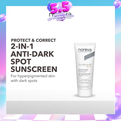 NOREVA - Trio White Xp Anti Dark Spot Care Spf50+ Vhp Sunblock (Anti Dark Spots + Uv And Blue Light Protection) 40ml (Expiry: Nov`2026)