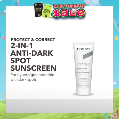 NOREVA - Trio White Xp Anti Dark Spot Care Spf50+ Vhp Sunblock (Anti Dark Spots + Uv And Blue Light Protection) 40ml (Expiry: Nov`2026)