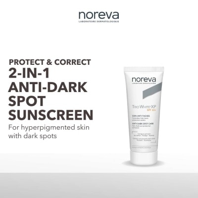 NOREVA Trio White Xp Anti Dark Spot Care Spf50+ Vhp Sunblock (Anti Dark Spots + Uv And Blue Light Protection) 40ml