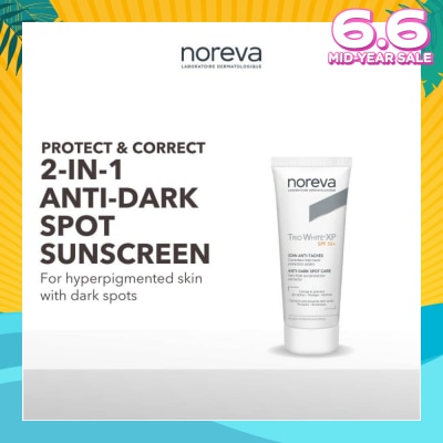 NOREVA Trio White Xp Anti Dark Spot Care Spf50+ Vhp Sunblock (Anti Dark Spots + Uv And Blue Light Protection) 40ml