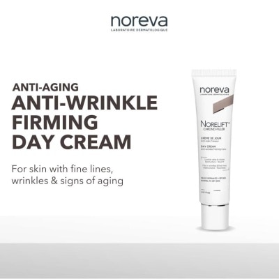 NOREVA Norelift Chrono Filler Day Cream (Anti Aging + Anti Wrinkle + Firming Cream With Hyaluronic Acid) 40ml