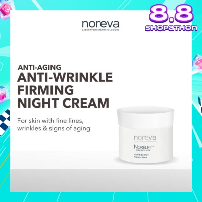 NOREVA Norelift Chrono-filler Night Cream (Anti-Aging + Anti-Wrinkle + Firming Cream with Hyaluronic Acid) 40ml
