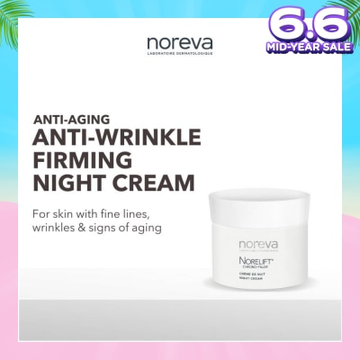 NOREVA Norelift Chrono-filler Night Cream (Anti-Aging + Anti-Wrinkle + Firming Cream with Hyaluronic Acid) 40ml