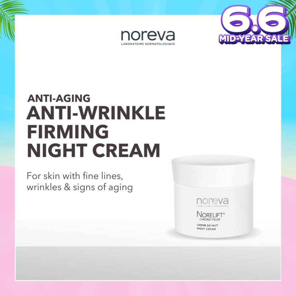 Norelift Chrono-filler Night Cream (Anti-Aging + Anti-Wrinkle + Firming Cream with Hyaluronic Acid) 40ml