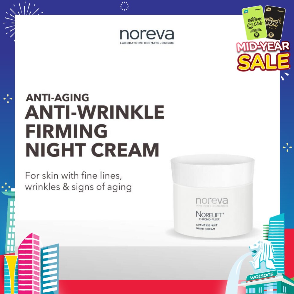 Norelift Chrono-filler Night Cream (Anti-Aging + Anti-Wrinkle + Firming Cream with Hyaluronic Acid) 40ml