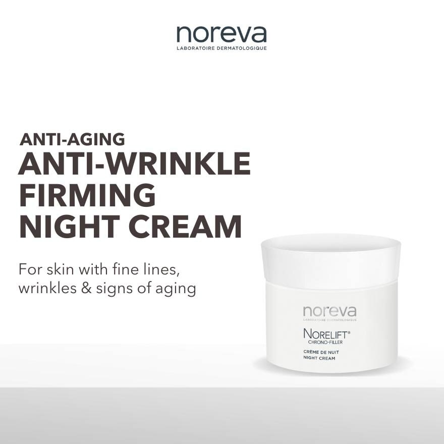 Norelift Chrono-filler Night Cream (Anti-Aging + Anti-Wrinkle + Firming Cream with Hyaluronic Acid) 40ml