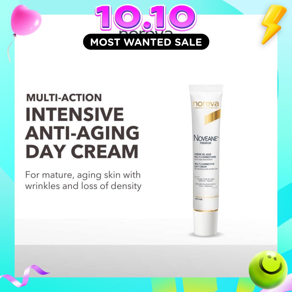 Noveane Multi Corrective Day Cream (Anti Aging + Anti Wrinkle Cream With Hyaluronic Acid For Mature Skin) 40ml image