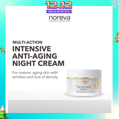 NOREVA Noveane Multi Corrective Night Cream (Anti Aging + Redensifying + Anti Wrinkle Cream With Hyaluronic Acid) 50ml