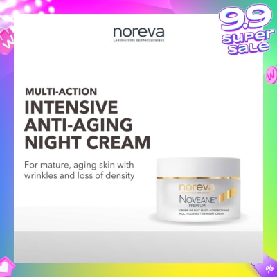 NOREVA Noveane Multi Corrective Night Cream (Anti Aging + Redensifying + Anti Wrinkle Cream With Hyaluronic Acid) 50ml
