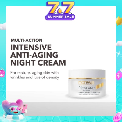 NOREVA - Noveane Multi Corrective Night Cream (Anti Aging + Redensifying + Anti Wrinkle Cream With Hyaluronic Acid) 50ml