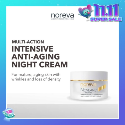 NOREVA Noveane Multi Corrective Night Cream (Anti Aging + Redensifying + Anti Wrinkle Cream With Hyaluronic Acid) 50ml