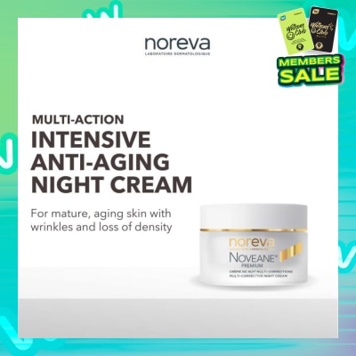 NOREVA Noveane Multi Corrective Night Cream (Anti Aging + Redensifying + Anti Wrinkle Cream With Hyaluronic Acid) 50ml